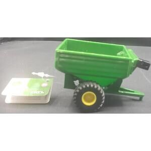 John Deere Ertl Grain Cart Toy Green Plastic Tomy 46587 3 inch